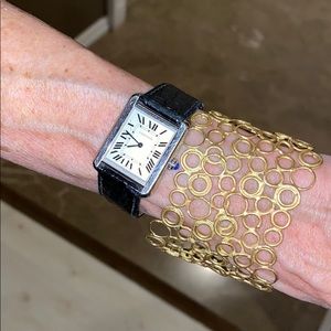Gold artisan cuff - never worn!